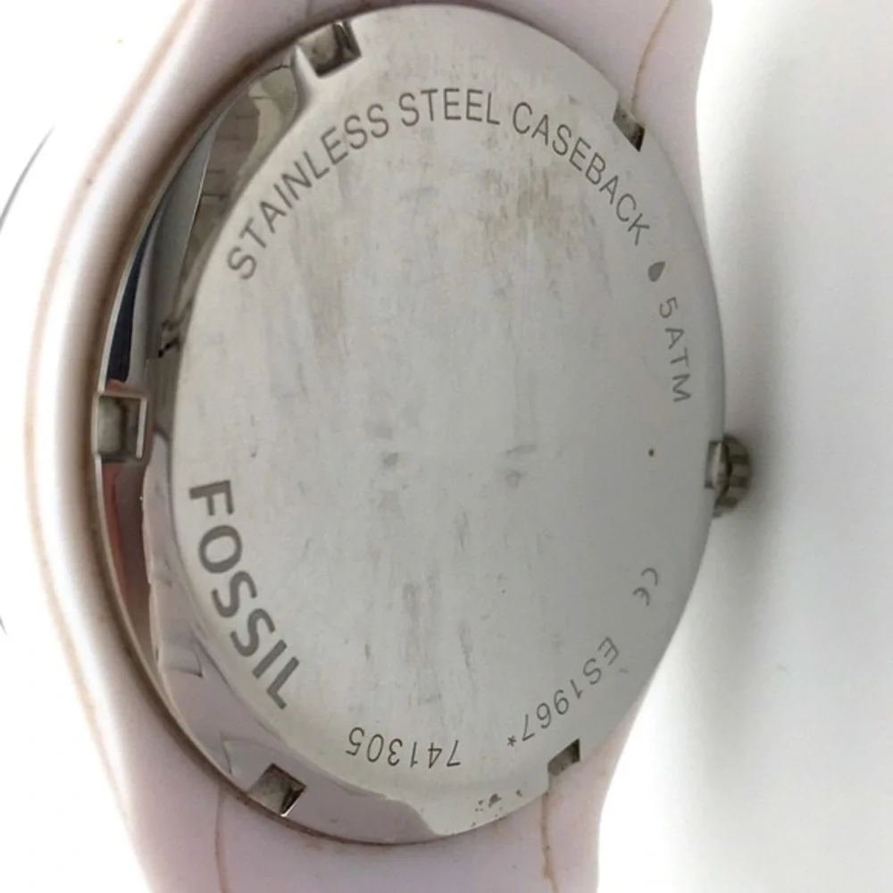 Fossil Stella ES1967 White Diamond Resin Watch